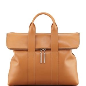 3.1 Phillip Lim 31 Hour Fold Over Camel Tote Bag
